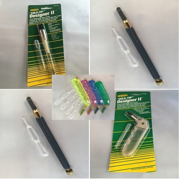 Toyo Glass Cutter Stained Glass Cutters - Free Shipping - Colors Vary