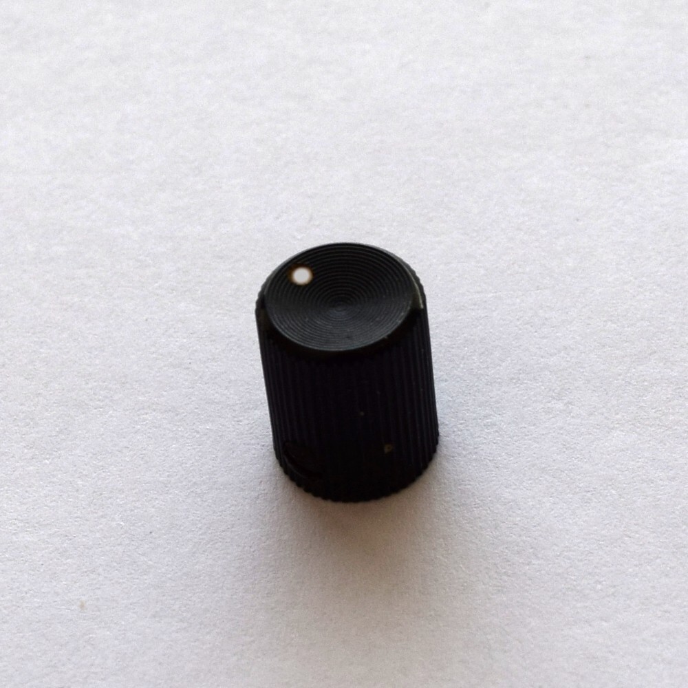 ELKA Knob BLACK 1.2x1 Screw - Cap for pots ELKA keyboards and Rhythm Machine