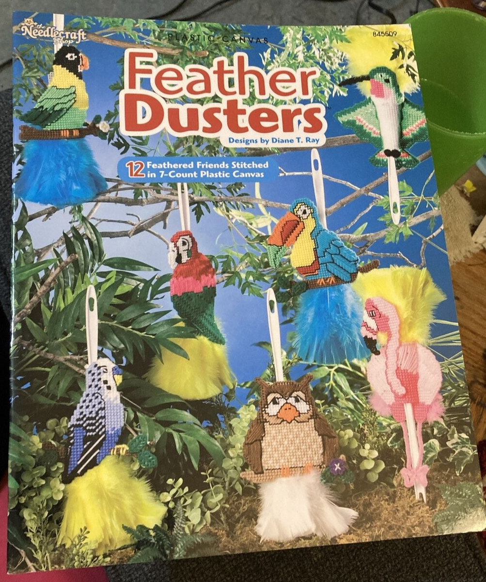 Rare The Needlecraft Shop Feather Duster Needlepoint Designs 2005~Diane T. Ray