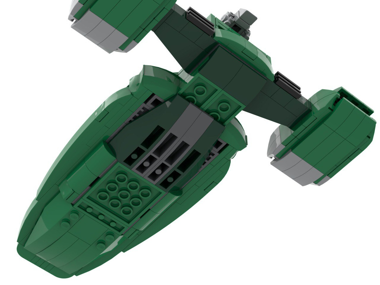 Star Wars Naboo Flash Speeder MOC PDF instruction ONLY, NO BRICKS BRICKMANstudio