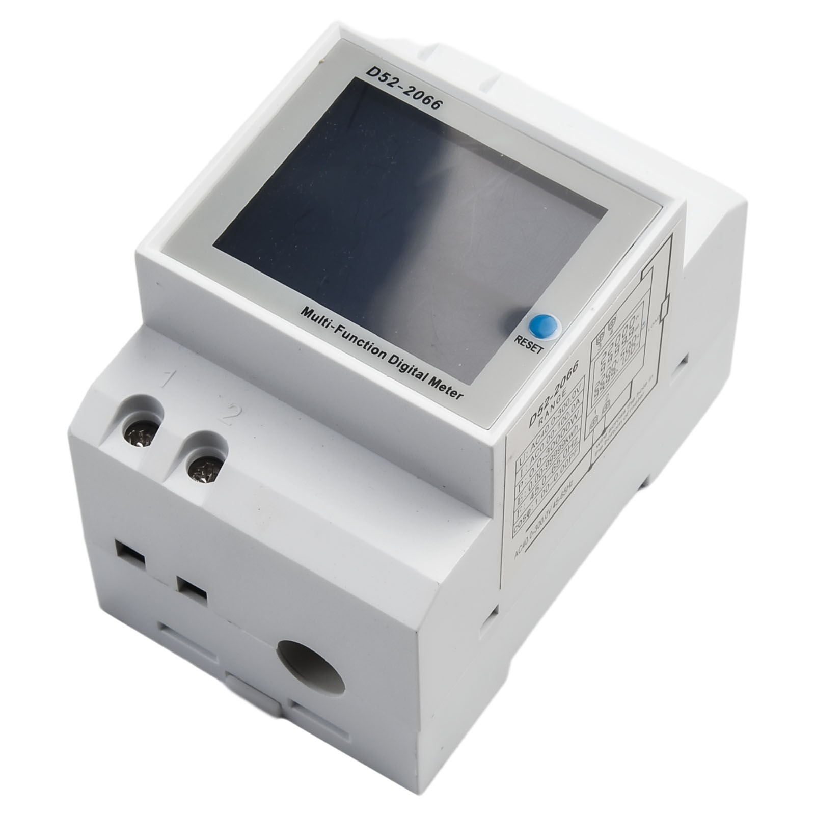 High Precision 100A DIN Rail AC Meter With Integrated for current Transformer