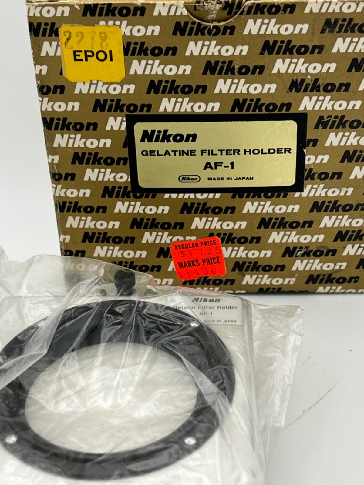 Nikon AF-1 Gelatine Filter Holder Thread w/ box (b061)