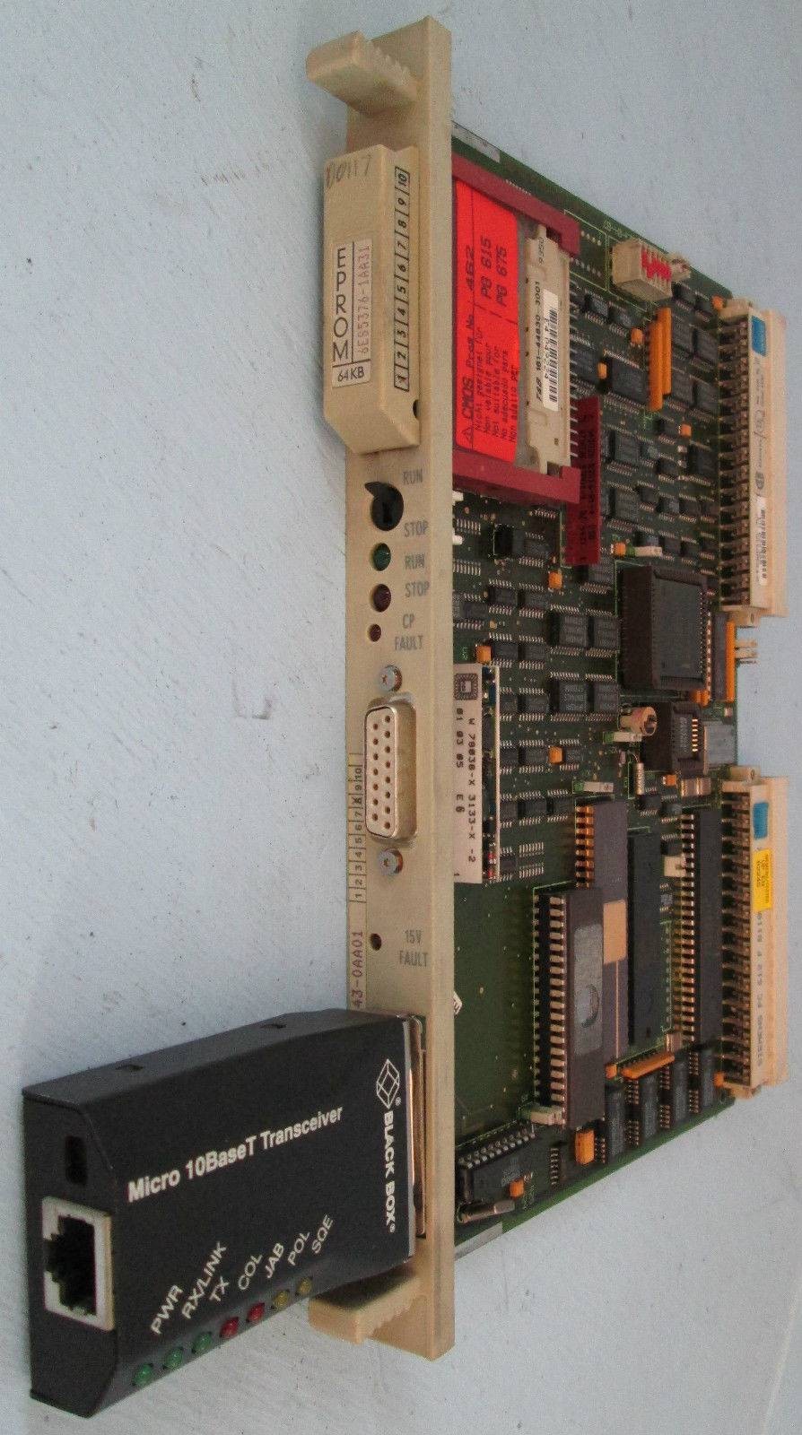 Siemens 6GK1143-0AA01 Sinec Symadyn D /w 64k EPROM PLC Simatic S5 6GKII43-OAAOI
