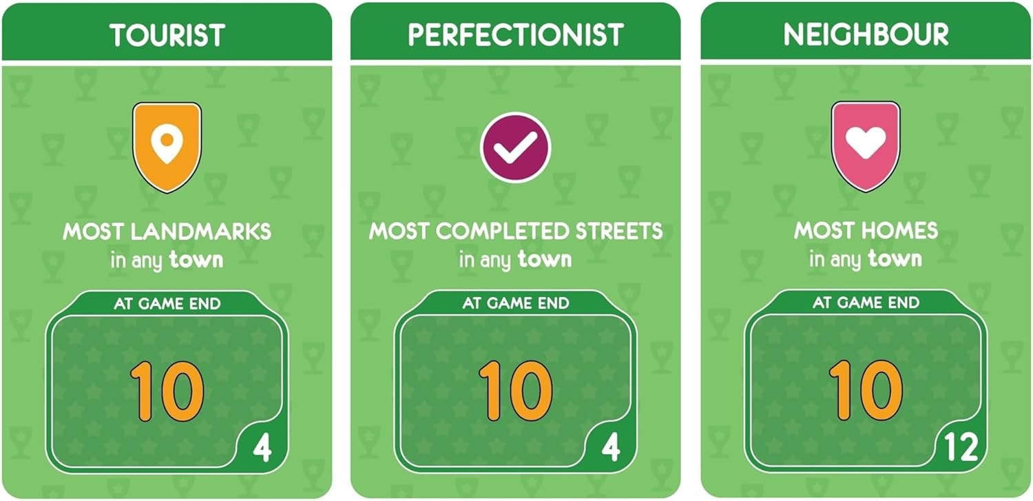 Mighty Boards: Tenby - Matching Card Game, Action Drafting, Street Building Comp