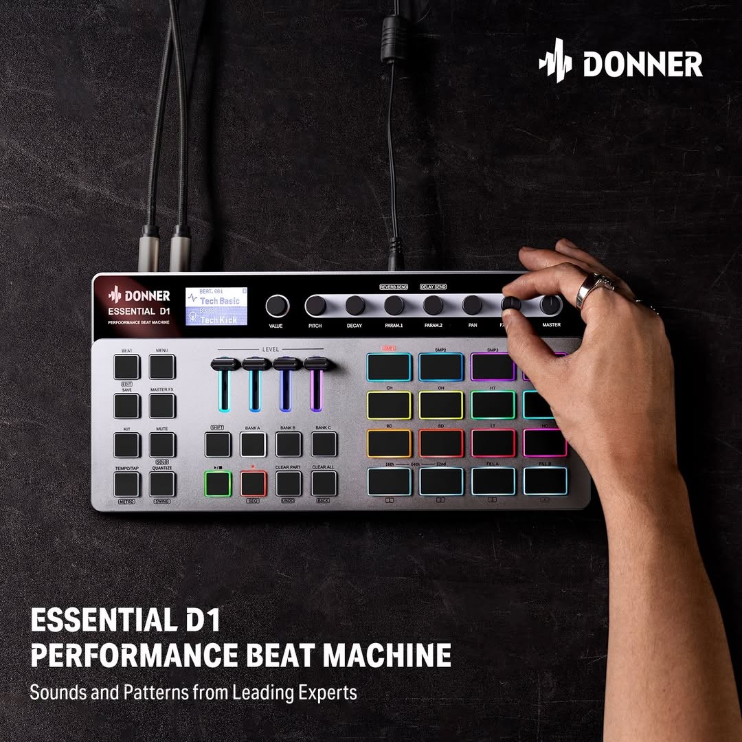 Donner D1 Drum Machine Step Sequencer