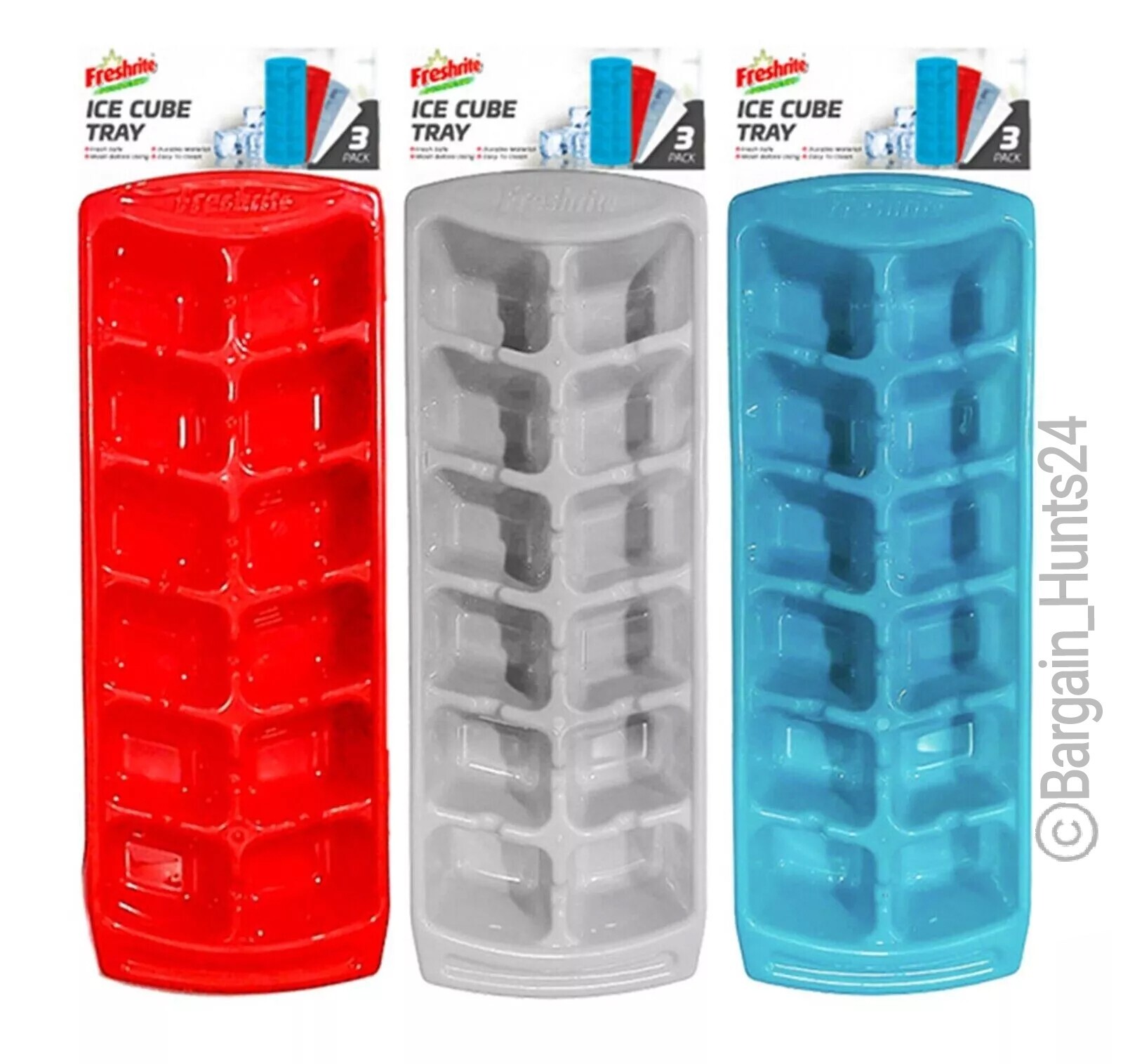 3 Counts Set Ice Cube Tray Home Smart Freezer & Dishwasher Safe,12 Ice Cube Mold