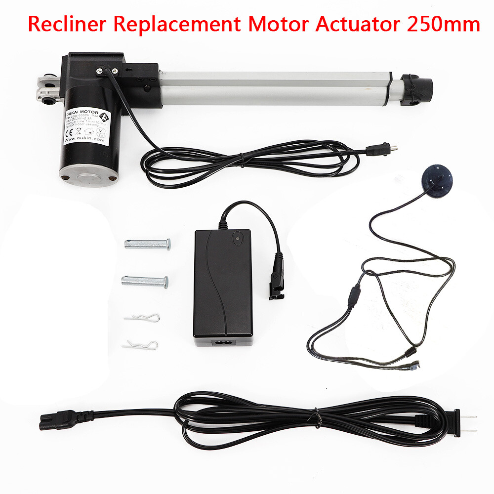 24V 250mm Electric Recliner Motor Replaces Kit Lift Chair DC Motor Actuator IP44