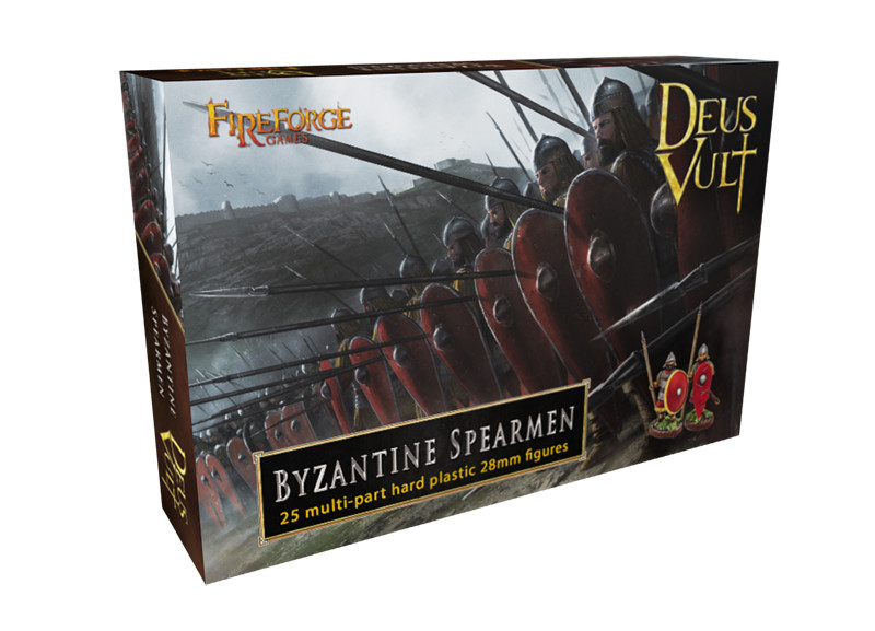 FIREFORGE DVBY01-BS (FFG013) BYZANTINE SPEARMEN 25 MULTI-PART 28mm FIGURES