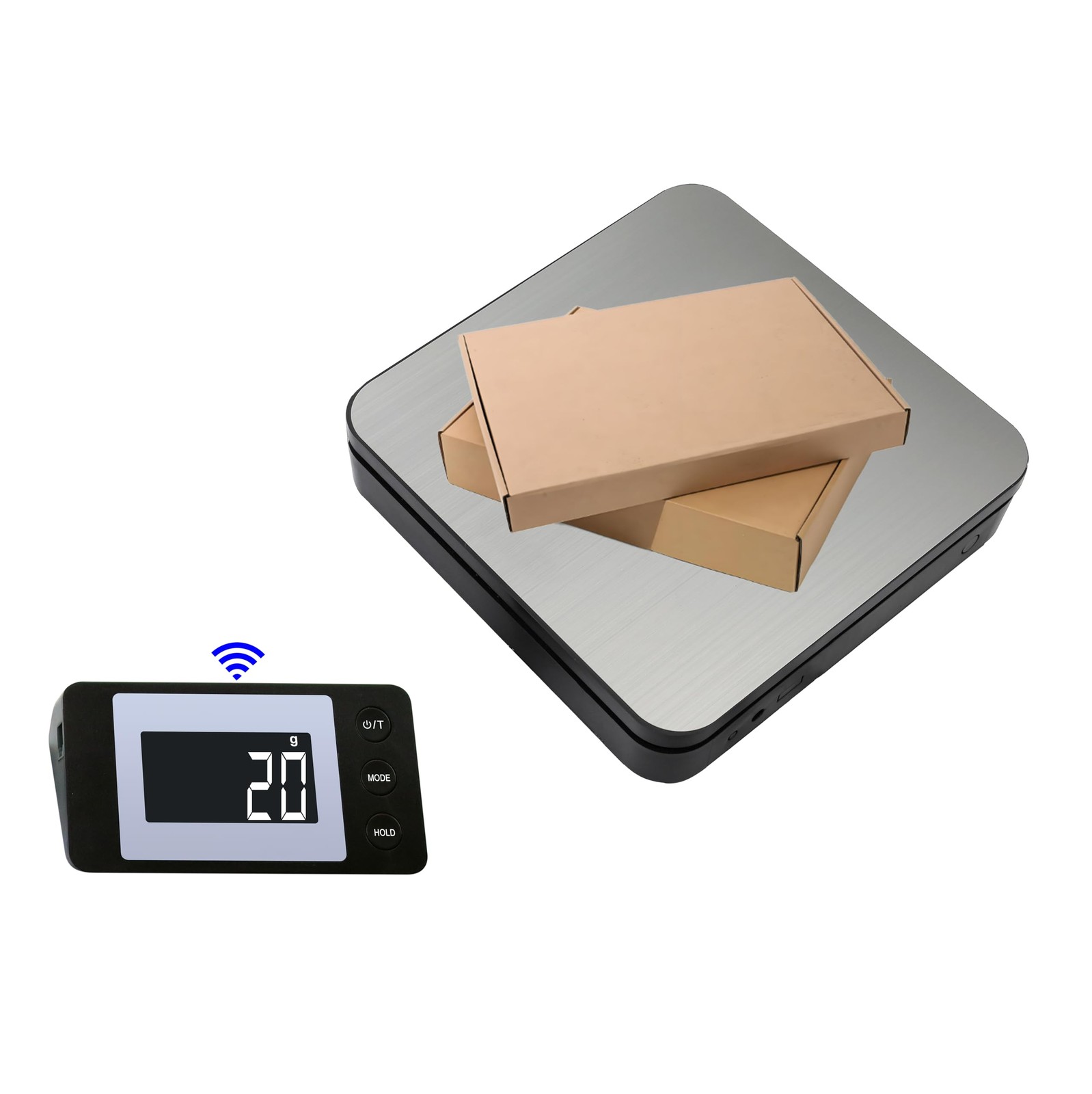 Shipping Scale, 110 LB Digital Postage Scale, LCD Display Postal Scales, Hold...