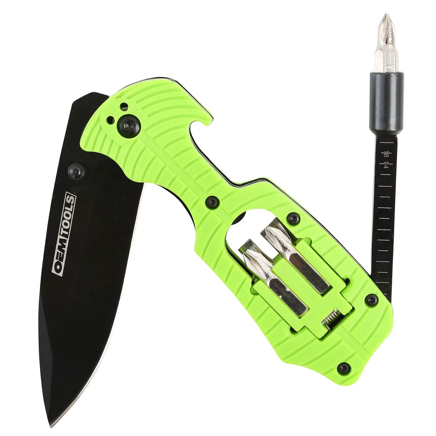 OEMTOOLS 25541 Cut and Drive Multi Tool, Gifts for One Size, Green Black