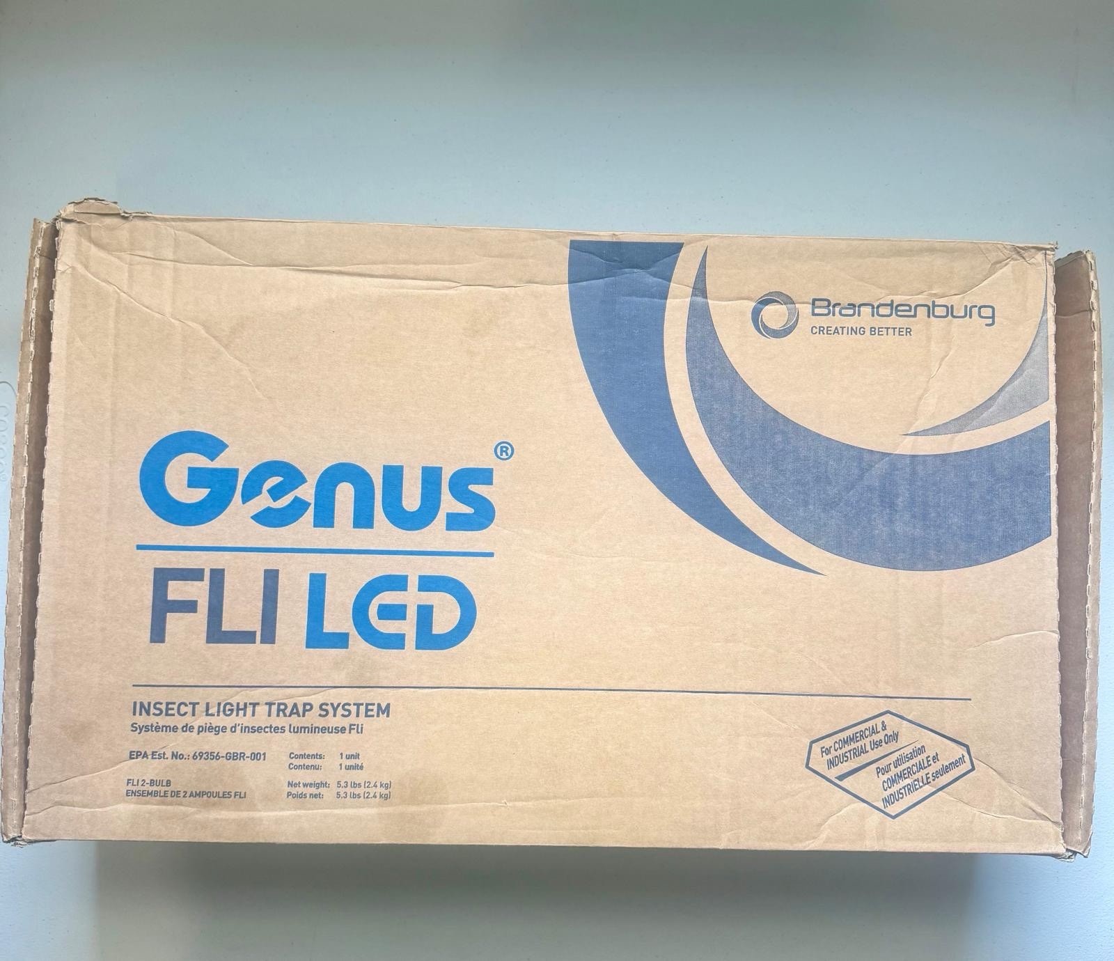 Genus FLI LED 218 Commercial Insect Light Trap 2-Bulb NEW/Open Box FLIL218 120V