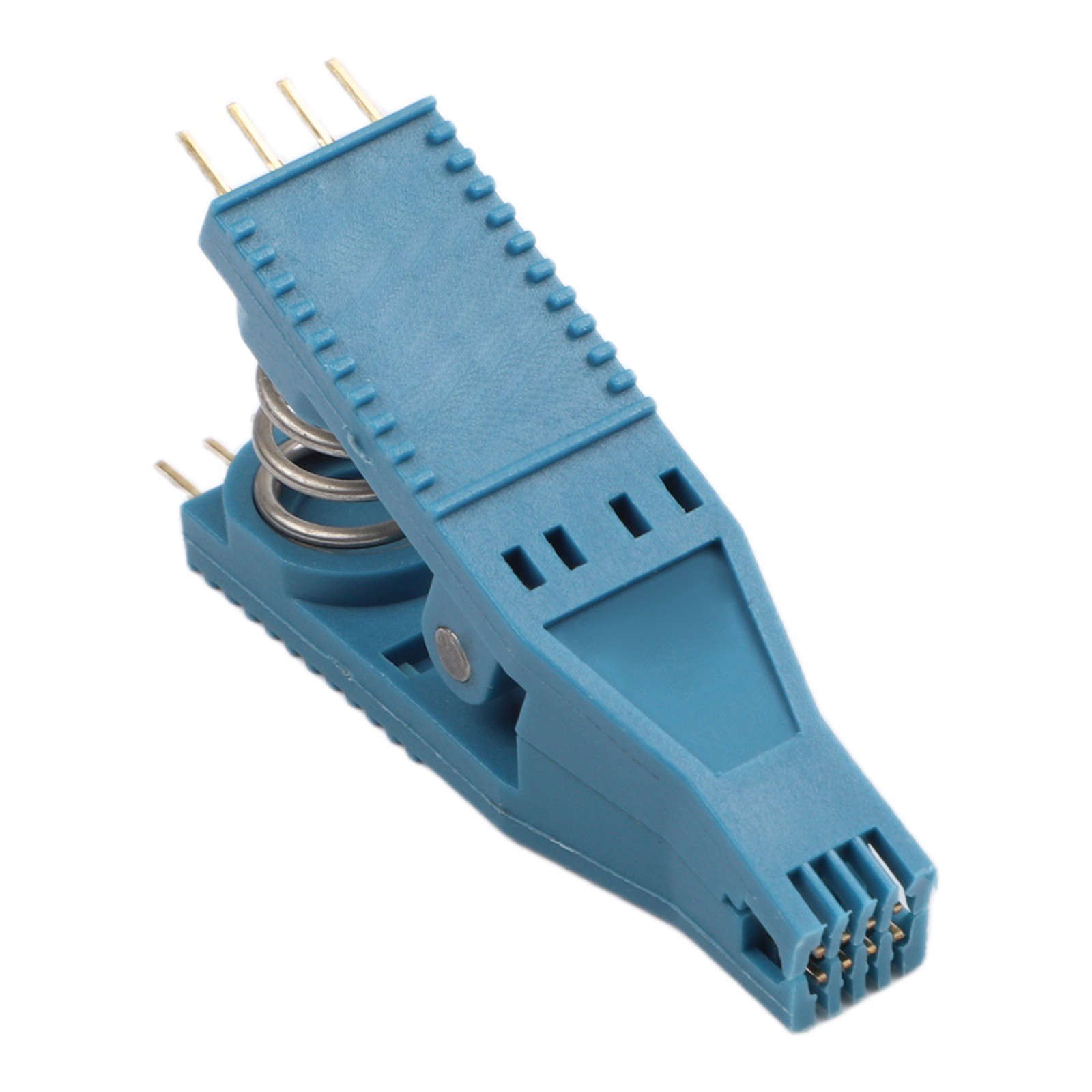 Gold Plated 8 Pin Test Clip Spring Hold for Online Chip Programming Tasks
