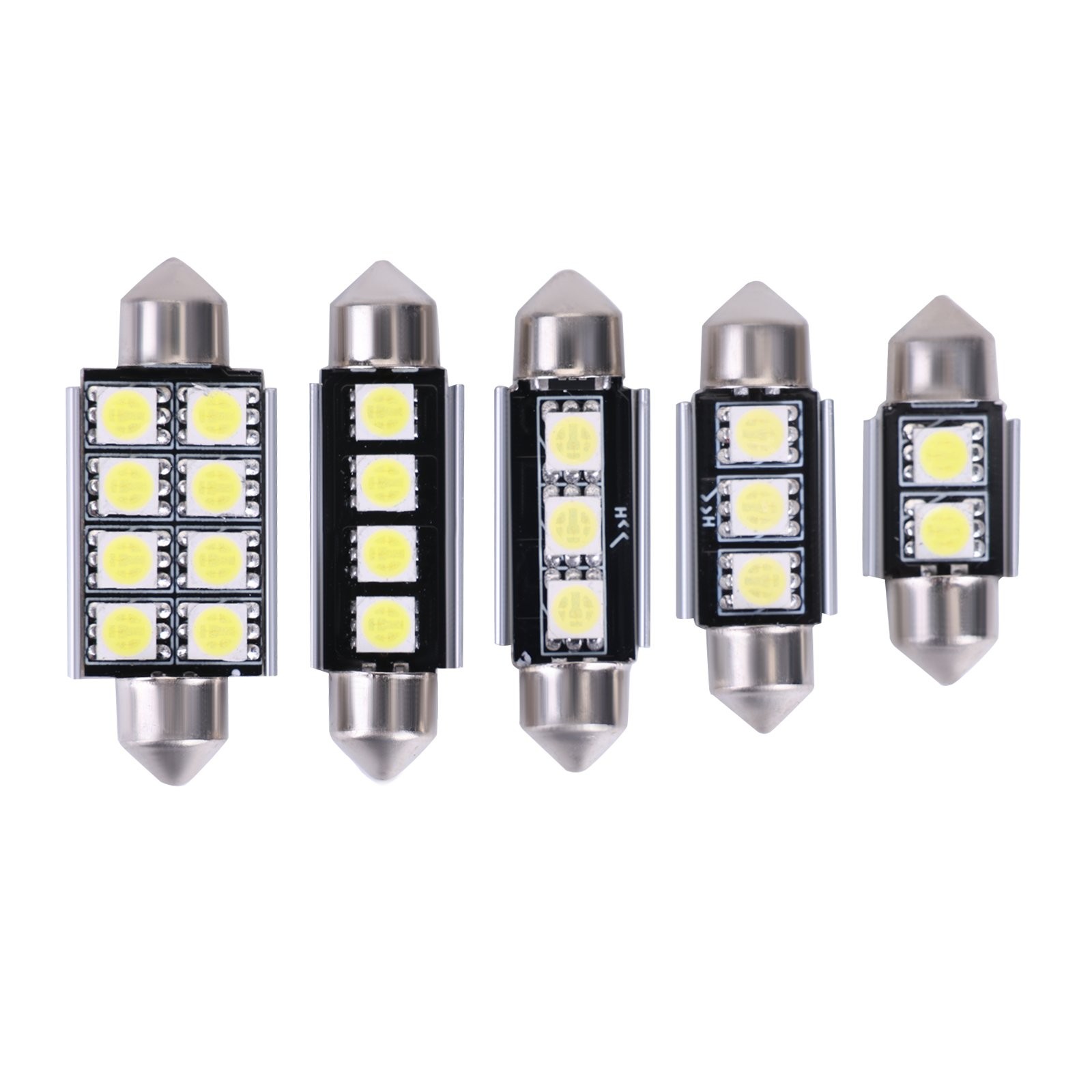 23x LED Car Interior Inside Light Dome Trunk Map License Plate Lamp Canbus Bulbs