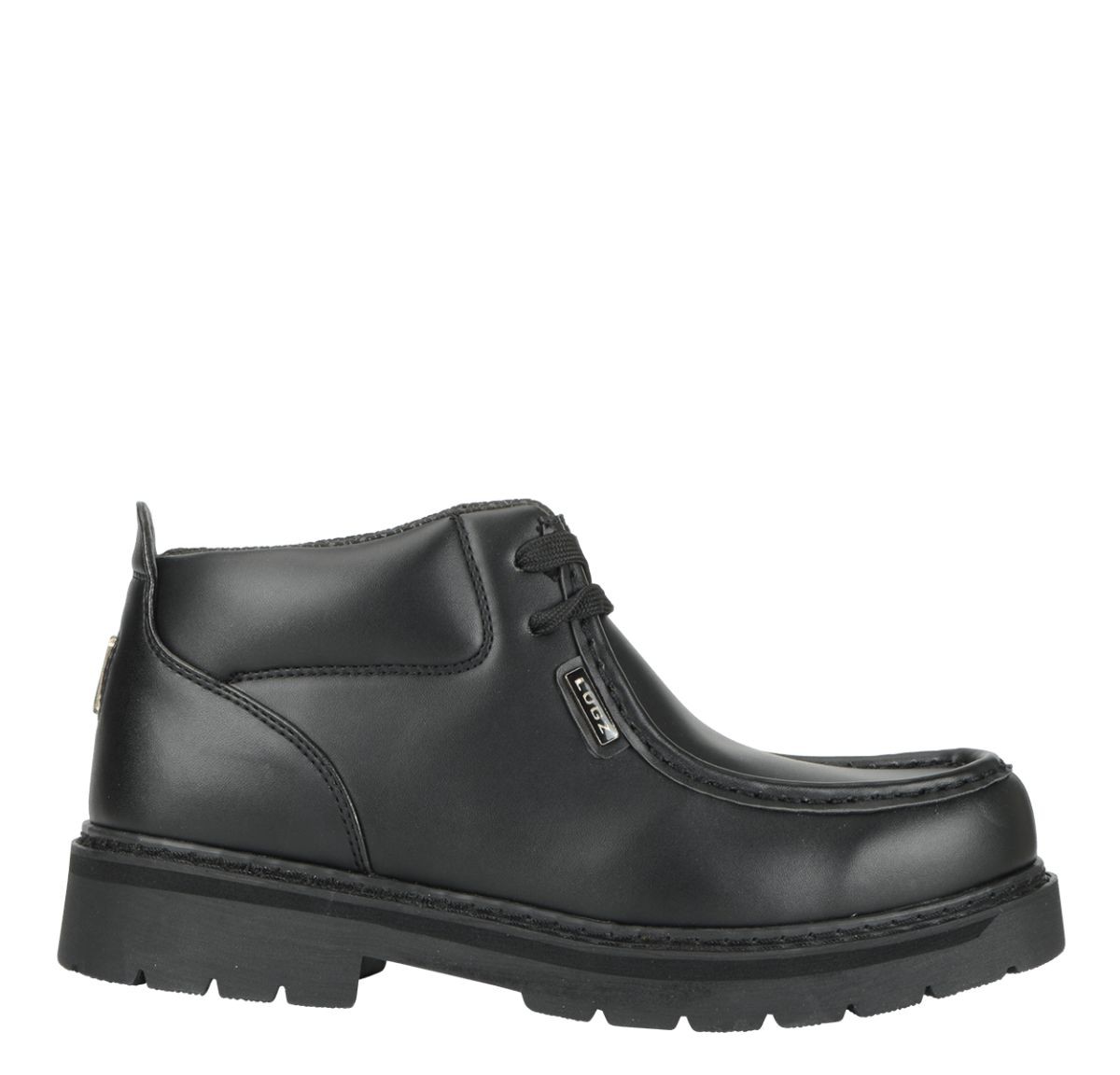 Lugz Men's Strutt Lx Moc Toe Boot Black Smooth - MSTULXV-001, Black