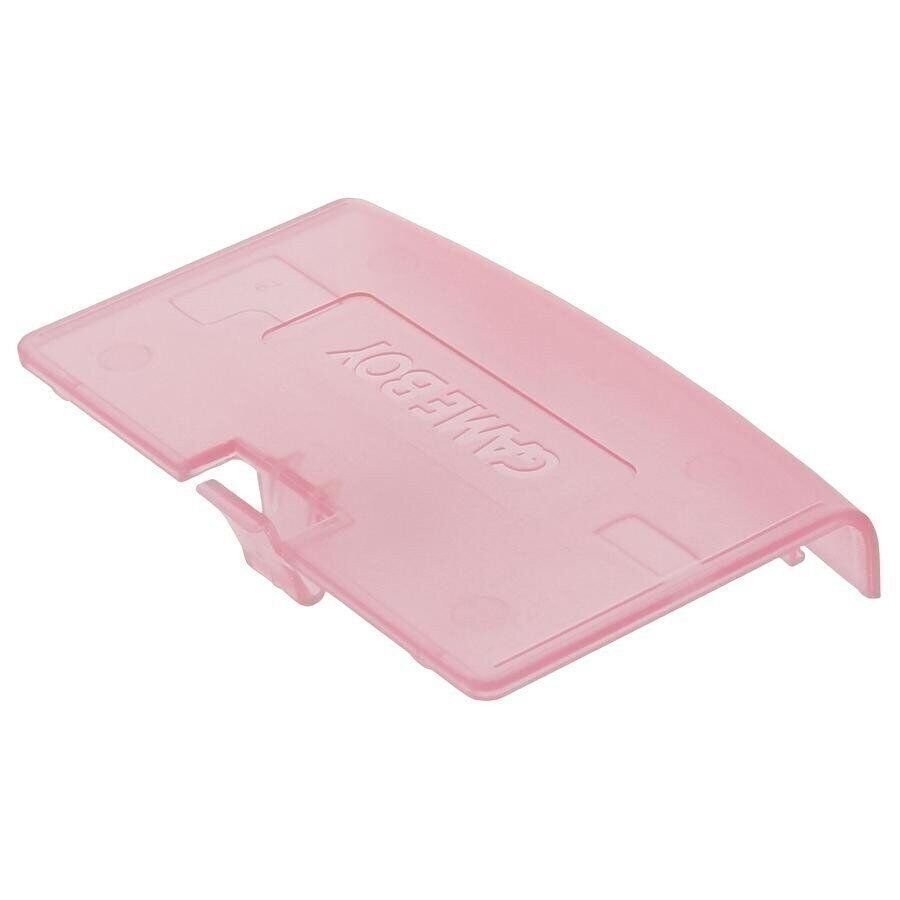 Clear Pink Battery Cover Game Boy Advance for Nintendo GBA Replacement Door