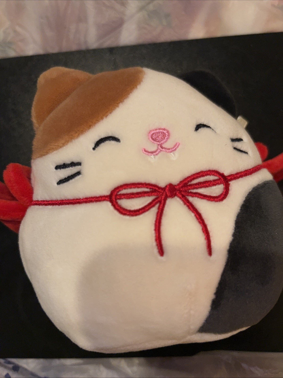 Squishmallows Cam Cat Mini Plush Stuffed Animal Halloween White Black Brown Red