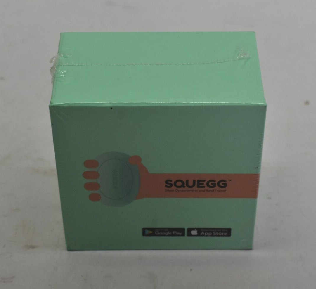 Squegg Smart Hand Dynamometer & Hand Trainer Mint Green New