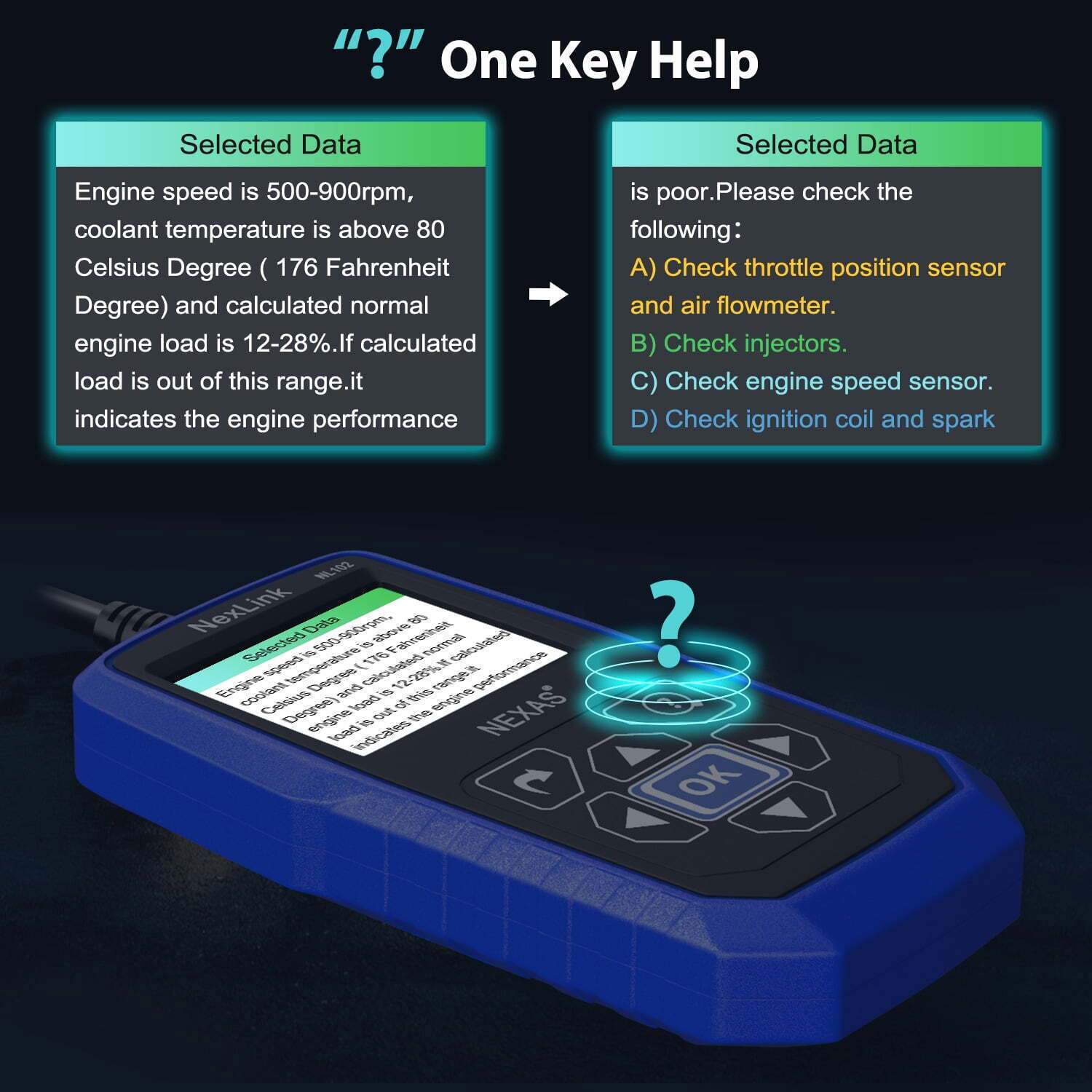 NEXAS NL102 HD HEAVY DUTY DIESEL TRUCK DIAGNOSTIC SCANNER TOOL CODE READER