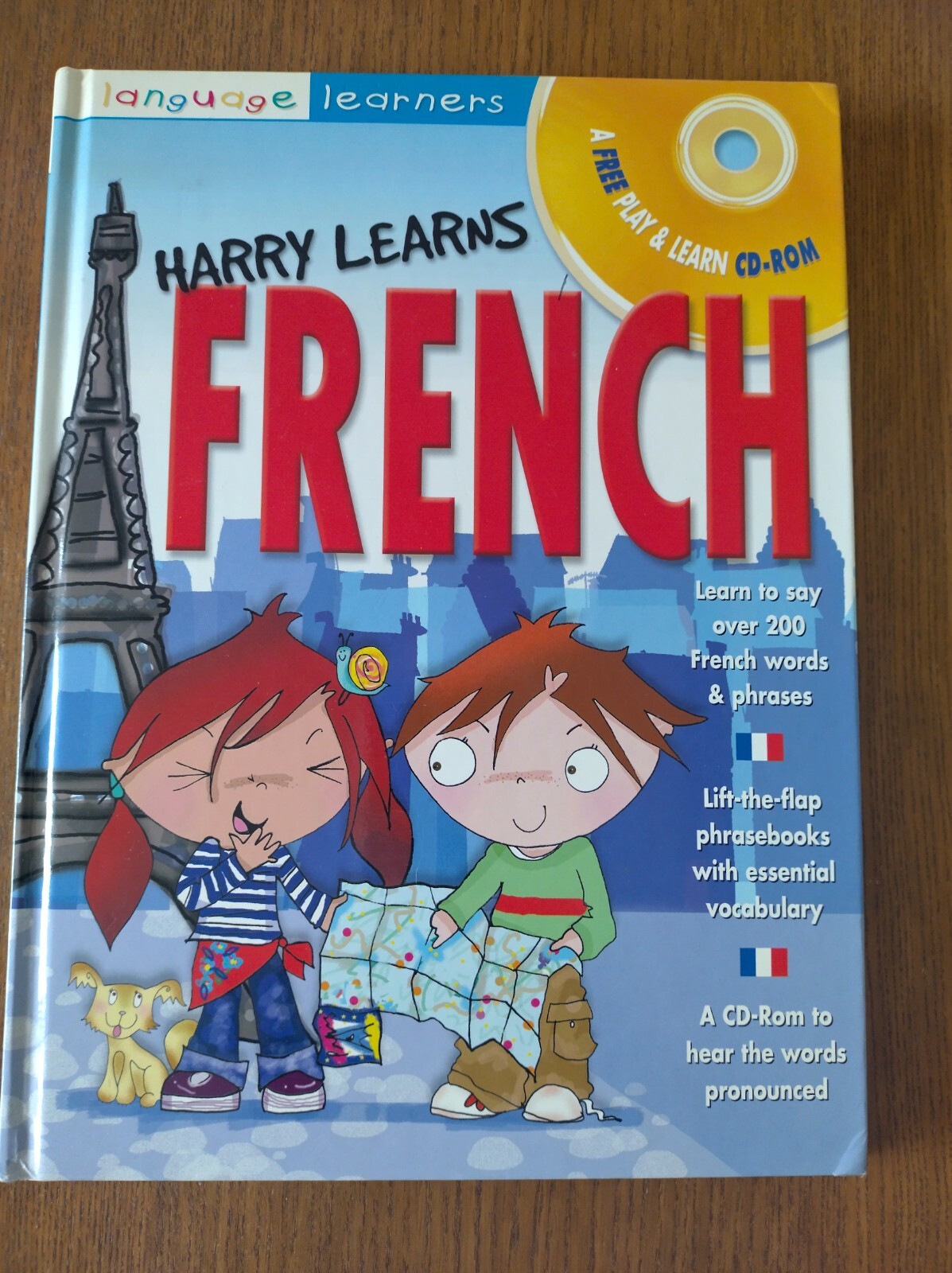 Learn French Books X3 - Usborne First French, Harry Learns French and First...