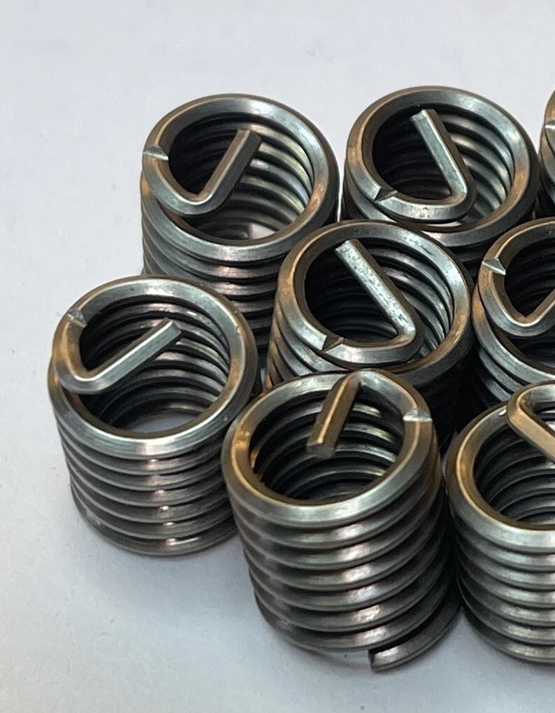 Helical, 3/8-16x0.562”L Helicoil 1185-6LW Threaded Inserts, Steel Qty.5 (24M260)