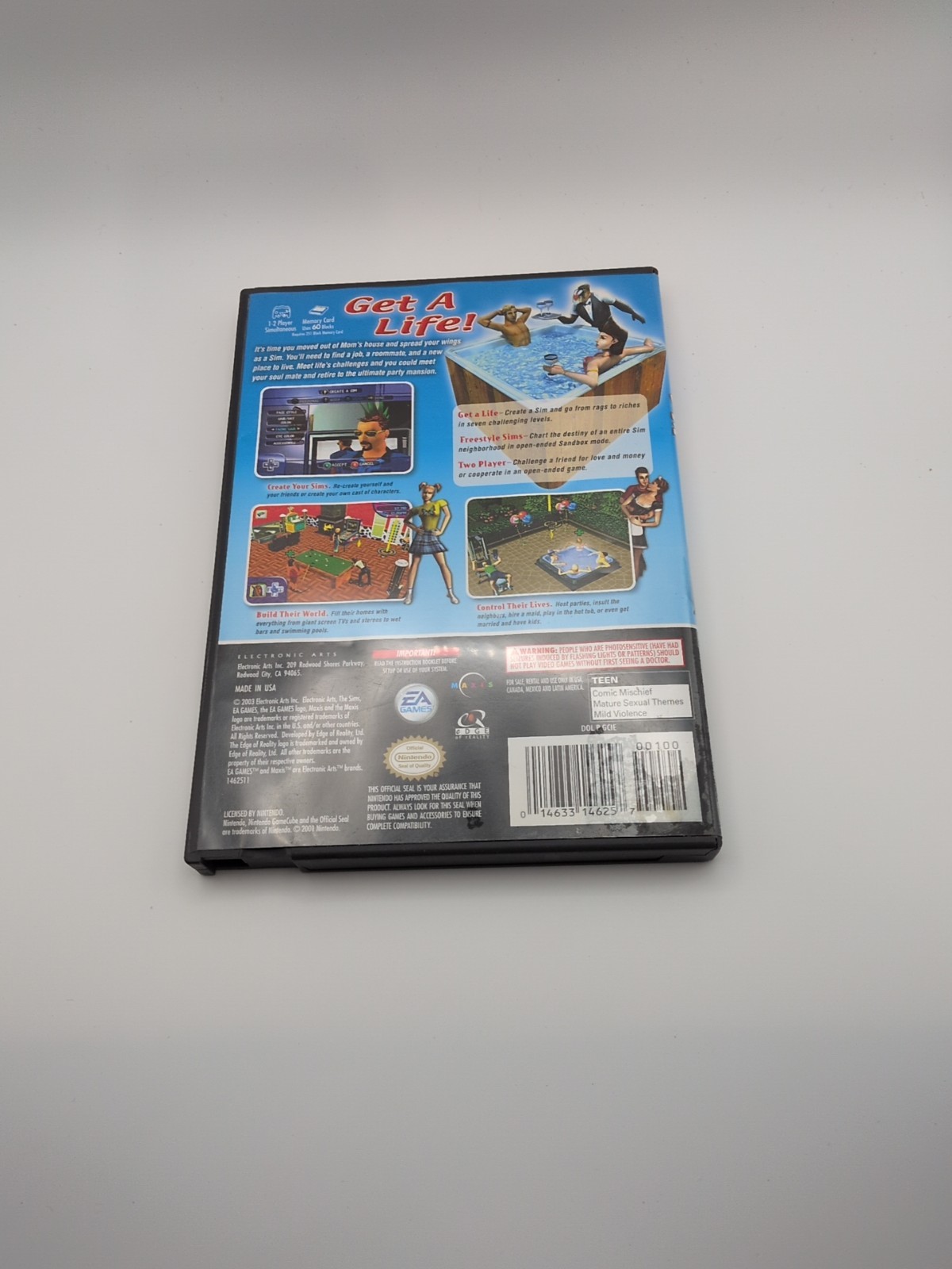 Sims (The Sims) - Nintendo GameCube Case Only