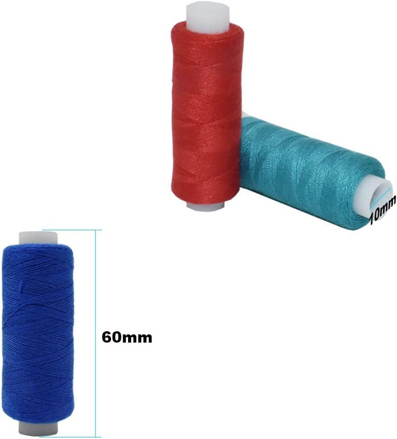 Sewing Threads Kits Polyester 30 Spool 250 Yards per Spools for Hand Machine ...
