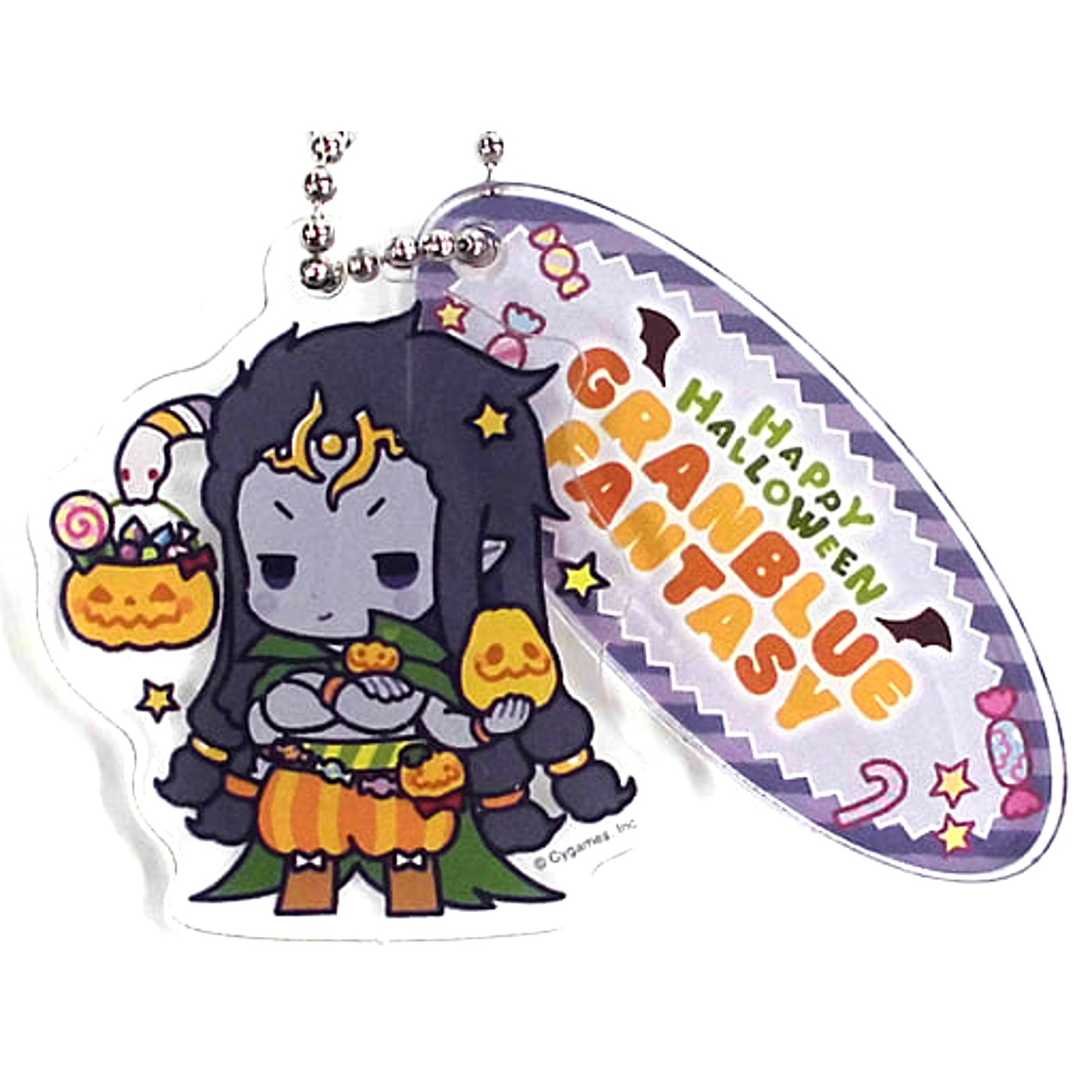 Shiva Granblue Fantasy Ario NEO HALLOWEEN! Happy Halloween Room Keych Japan O397