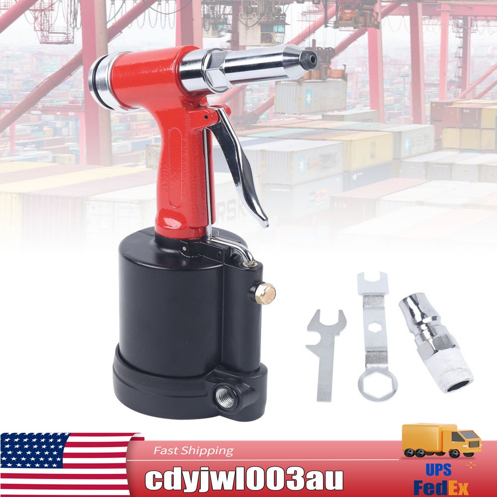 Air Hydraulic Pneumatic Pop Riveter Rivet Gun Power 3/16, 5/32 1/8 1/4" Sizes