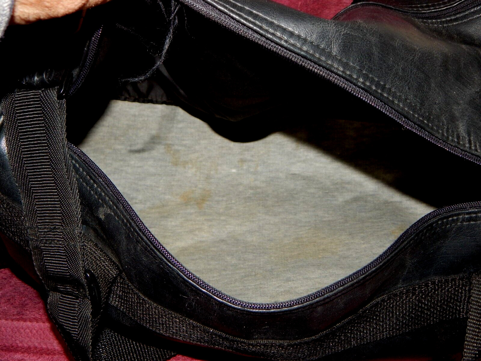REFEREE Gym Travel Bag Leather