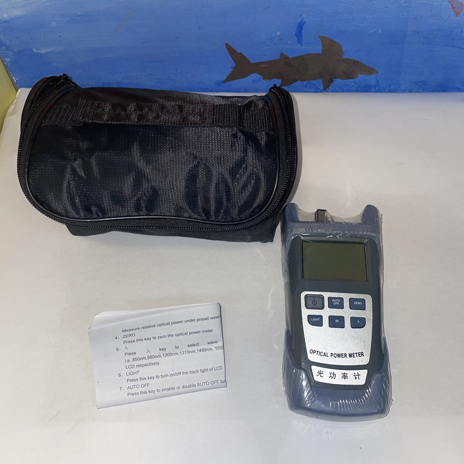 AUA-9 850-1625nm 0.2dB Optical Power meter