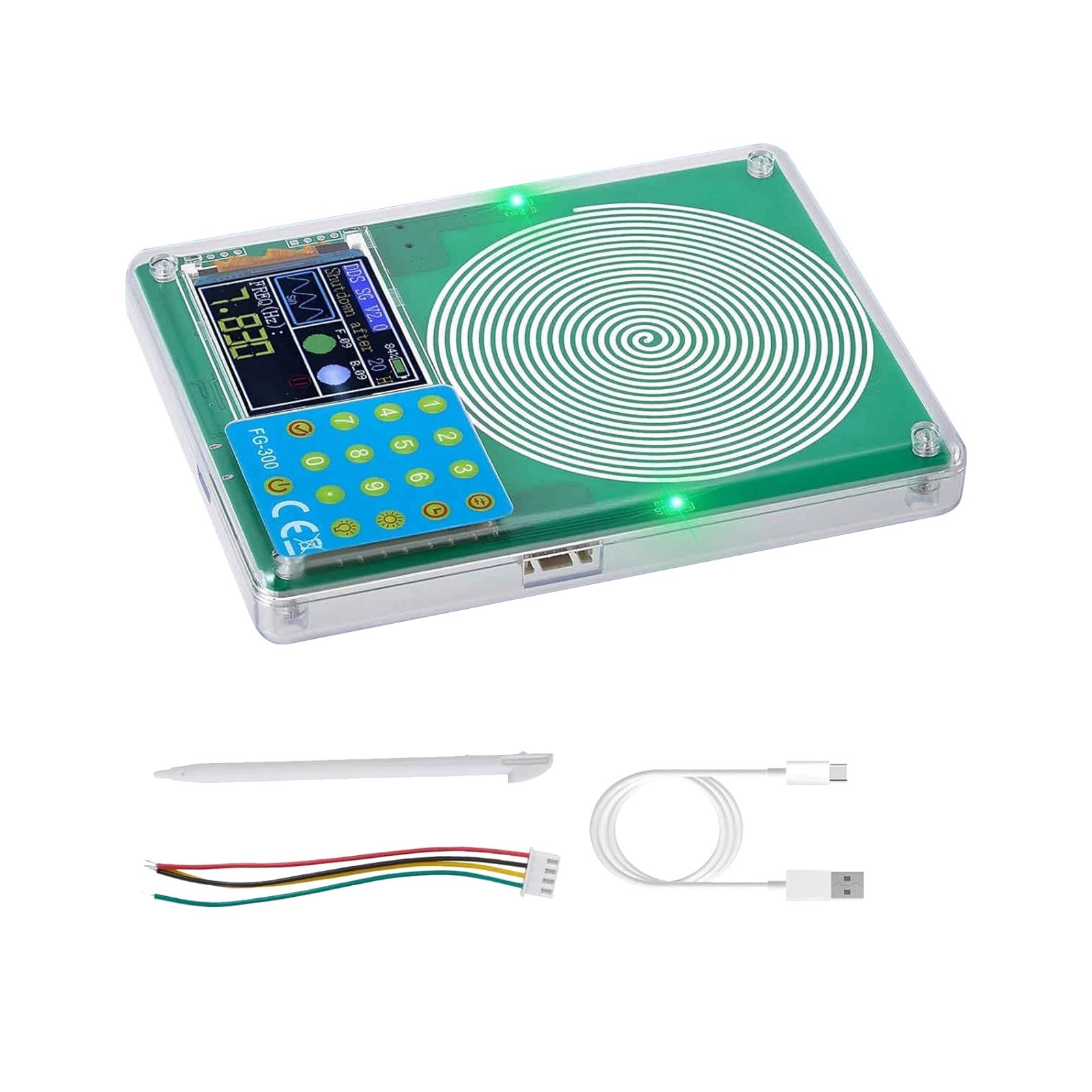 Schumann Resonance Frequency Generator with Numeric Keypad and Auto-Off Timer