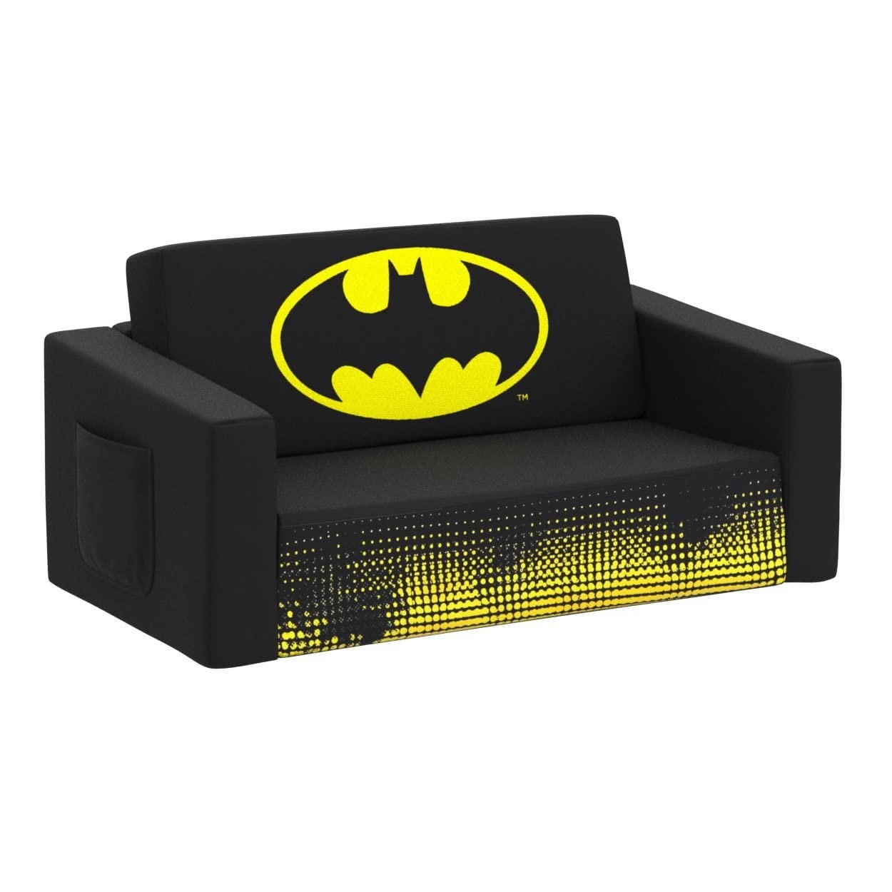 Batman Kids Sofa Convertible Couch Fold-out Chair Children Toddler Flip Out Bed