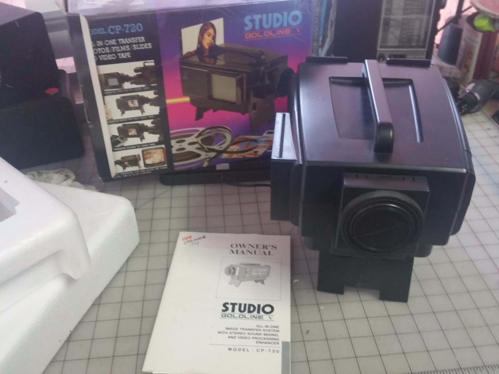 Studio Goldline V, All in One Transfer Photos/Films Slides to Video Tape CP-720