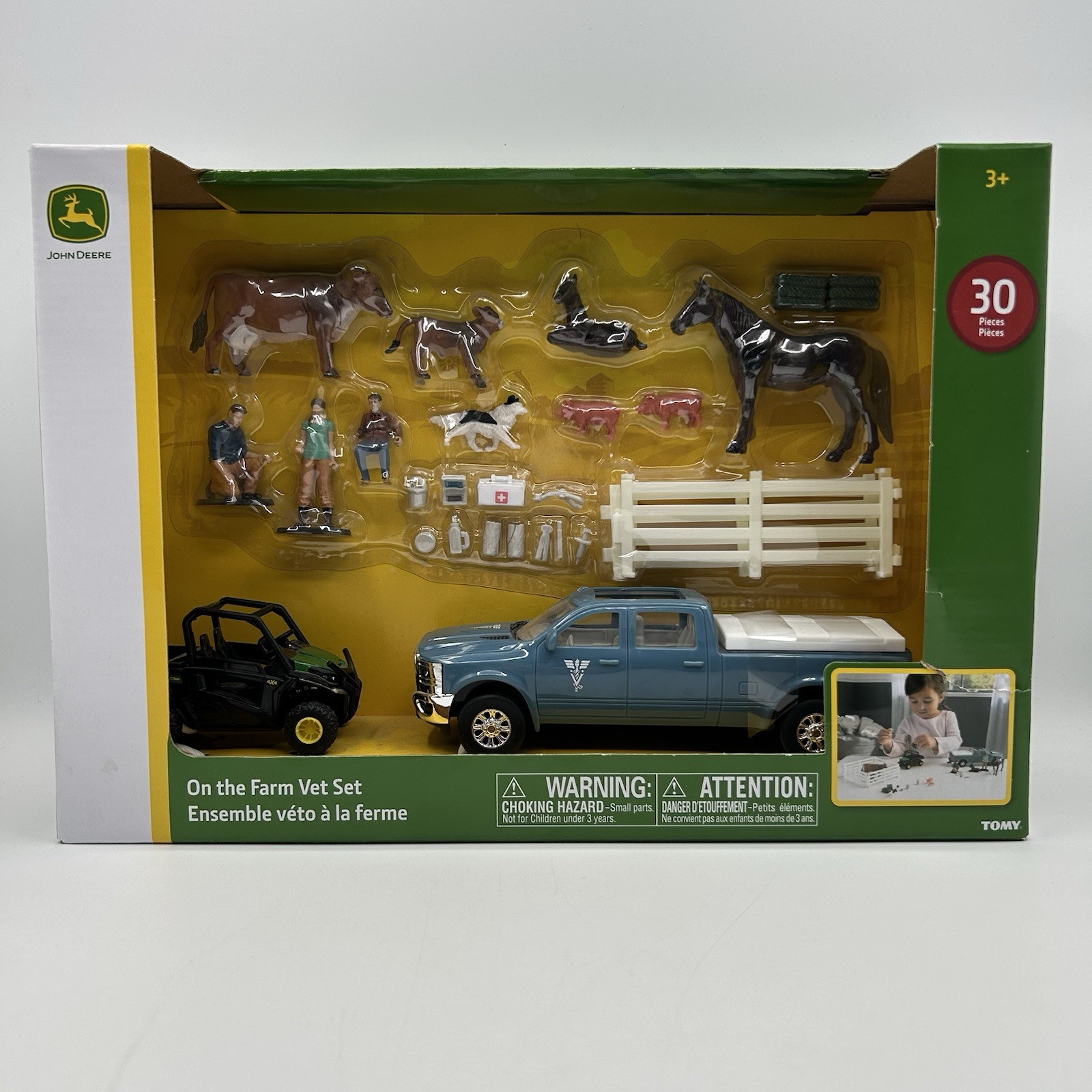 John Deere Kids' On The Farm Vet Toy Set - 30 Piece - 47552