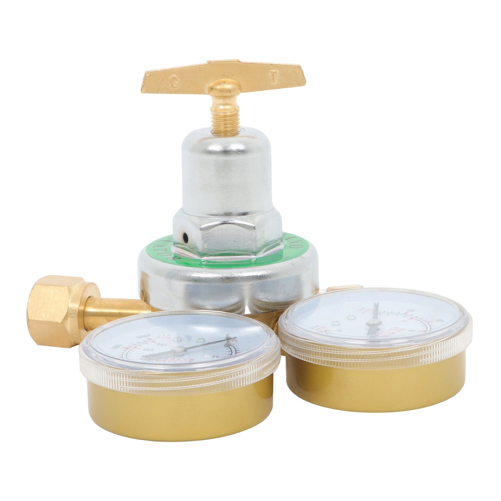 Oxygen Gas Welding Regulator Pressure Gauge Solid Brass CGA 540