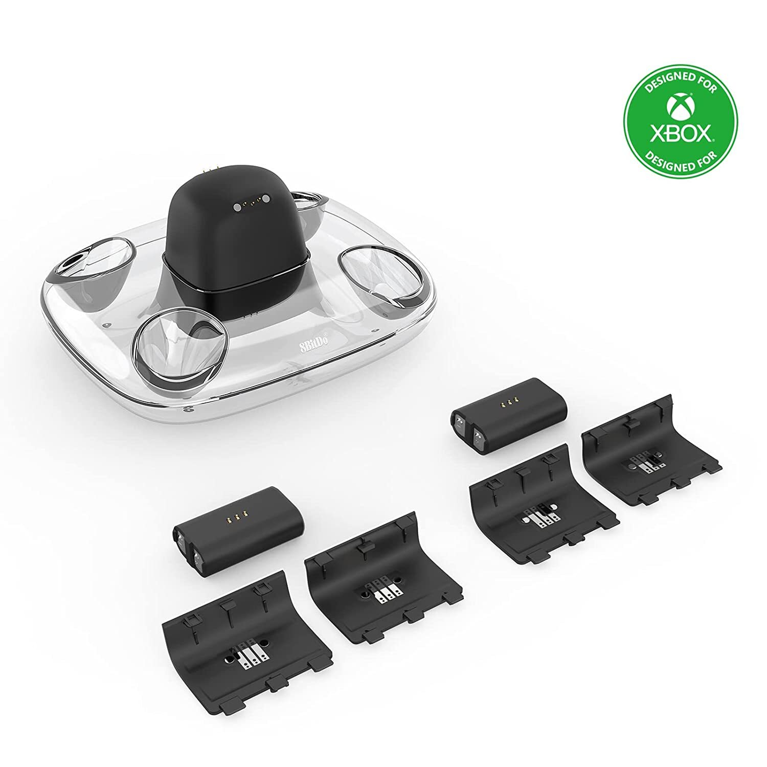 8Bitdo Xbox Series X|S Controller Dual Magnetic Charging Dock Station - Black