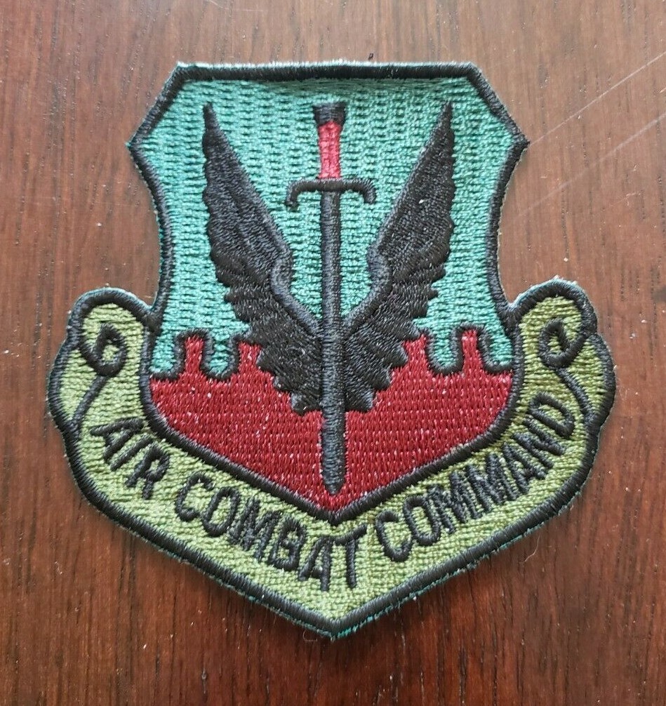 Air Force Air Combat Command Subdued BDU Patch Vintage Military Patch USAF