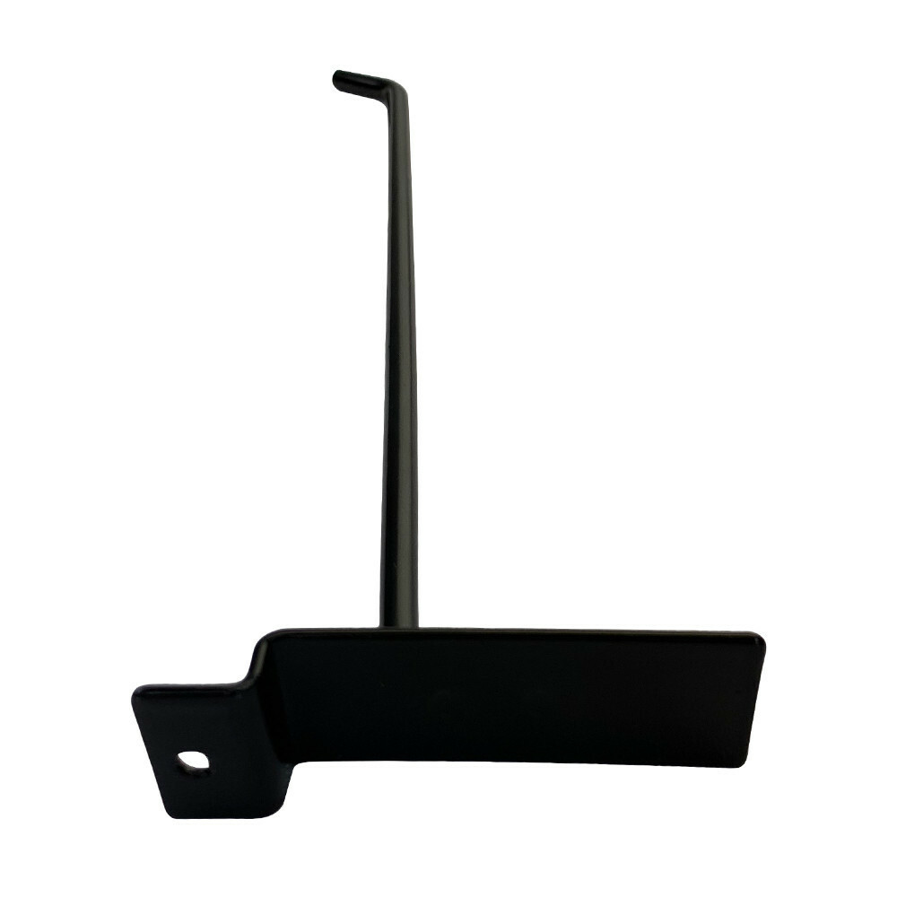 10" Slatwall Hooks,Black,Hanger Display,Display Panel Hooks Wire Metal 24 Pc Set