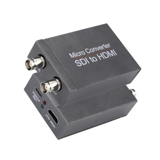 SDI to HDMI Converter with SDI Loop Out, 3G-SDI/HD-SDI/SD-SDI to HDMI Adapter