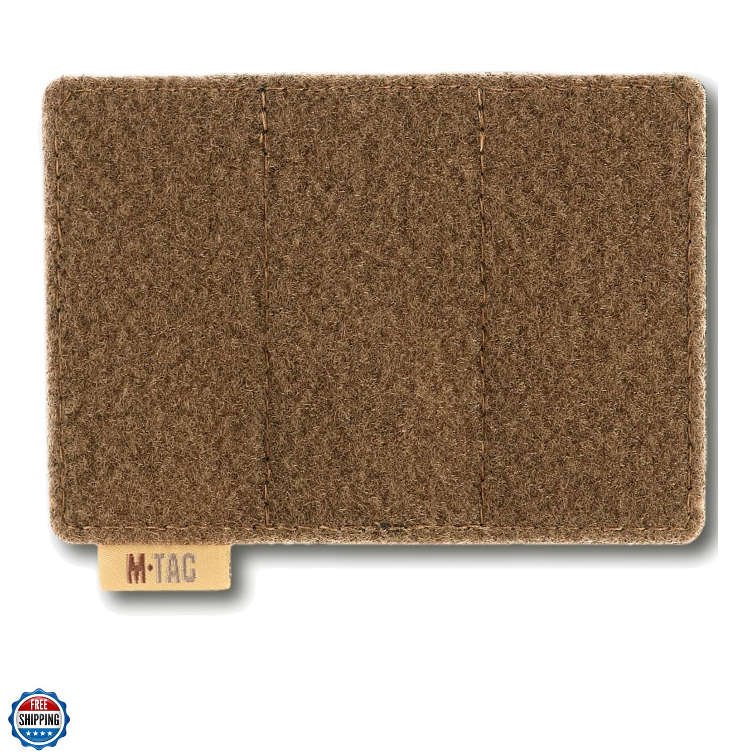 Loop Tactical Morale Patches Board Molle Attachment 4.5 x 3.5 Coyote