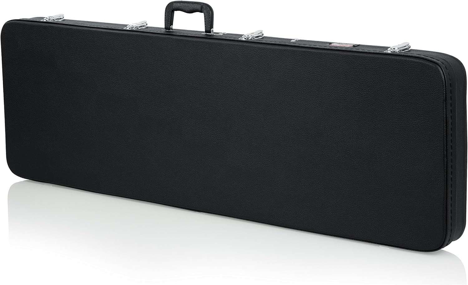 Cases Hard-Shell Wood Case for Electric Bass Guitars; Fits Fender Precision/Jazz