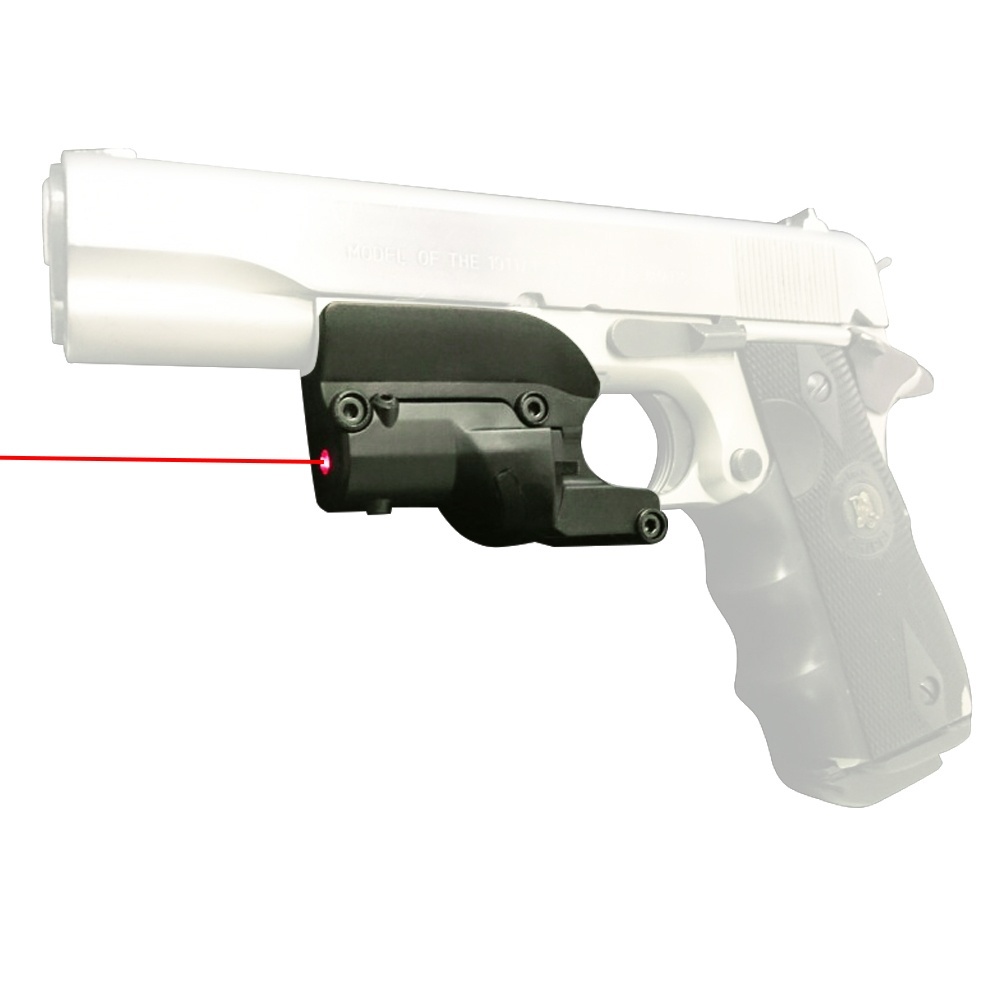 Red Laser Sight Scope Red Dot Sight For 1911 Pistol Airsoft with Lateral Grooves