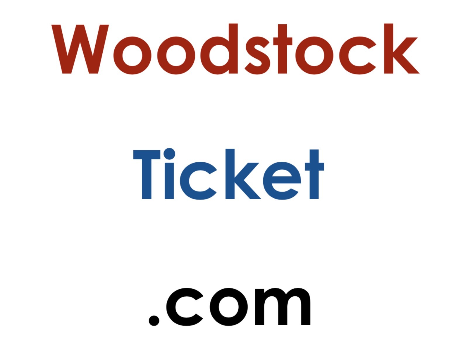 WoodstockTicket.com / GoDaddy