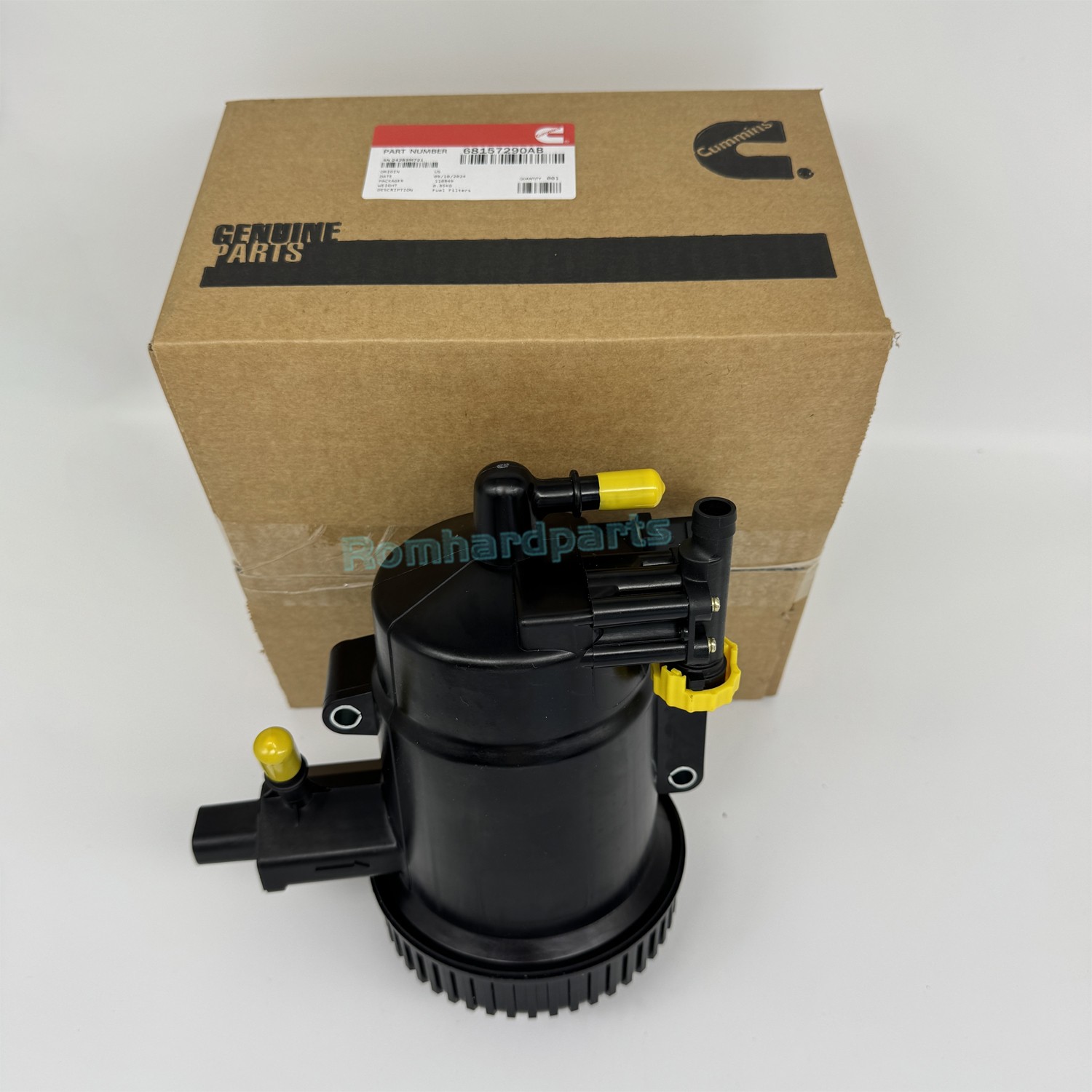 68157290AB Fuel Filter Housing for 2015-2018 Ram 2500 3500 4500 Cummins 6.7L