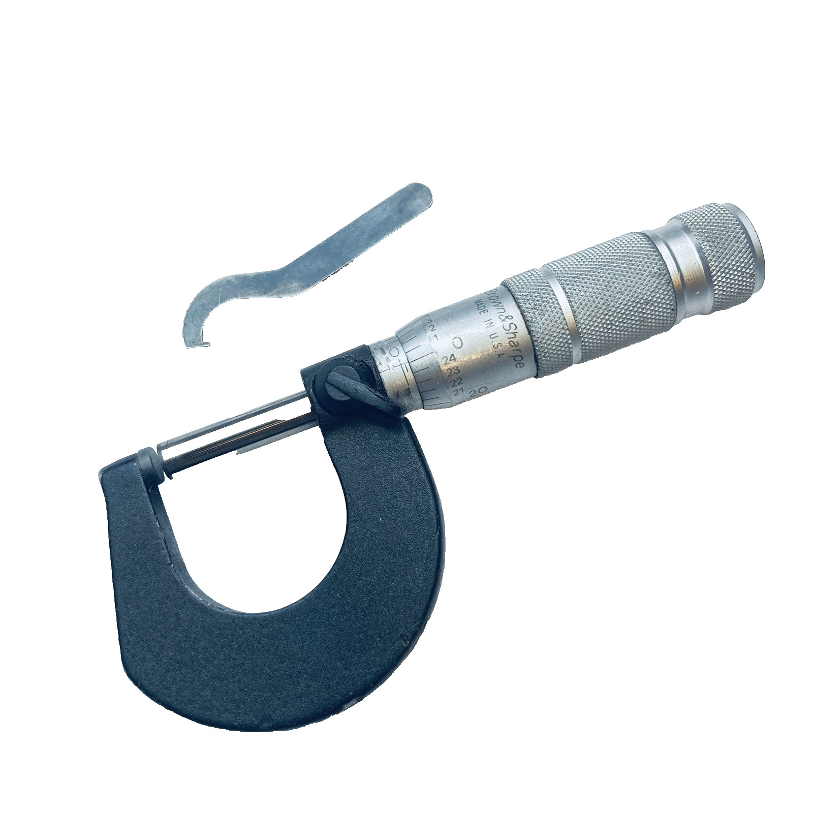 Brown and Sharpe Outside Micrometer 0-1" Range - Carbide - .0001" Grads