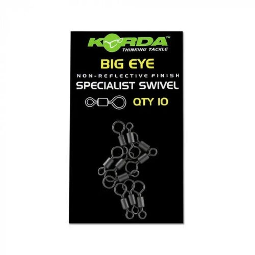 KORDA BIG EYE SPECIALIST SWIVEL - CARP FISHING BIG EYE SWIVEL