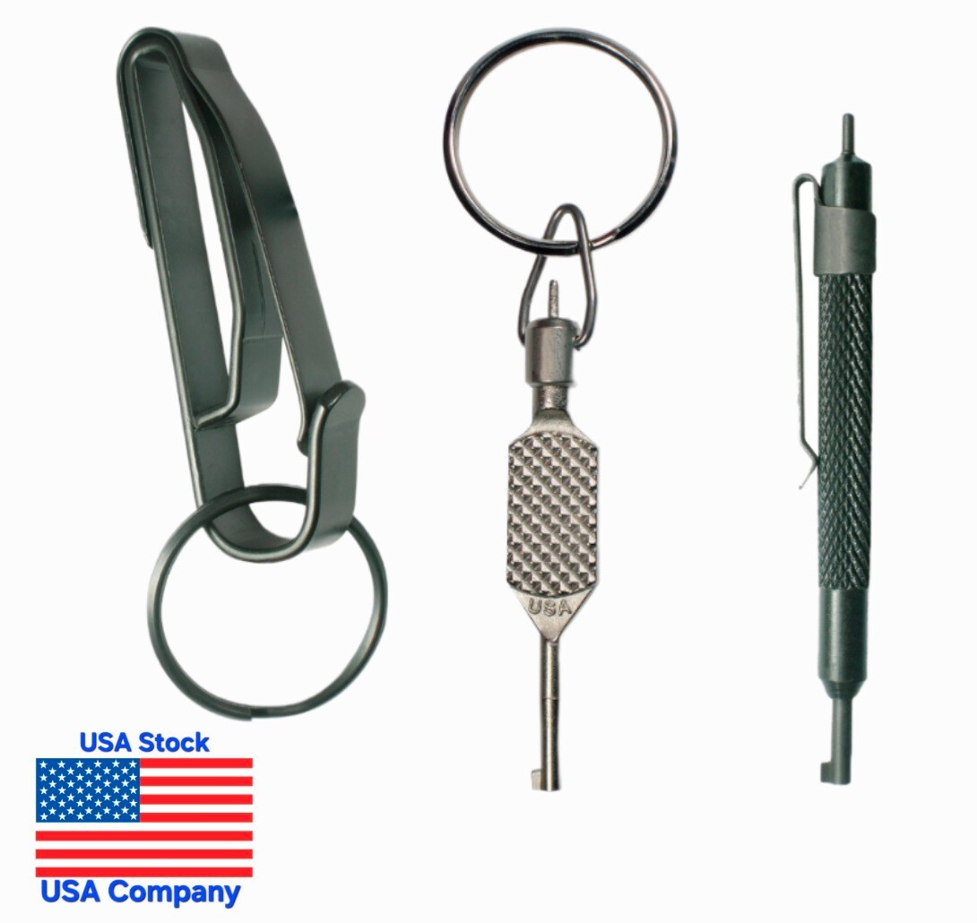 Duty Belt Key Holder, Swivel Handcuff Key, Pen Clip Handcuff Key Police Sheriff