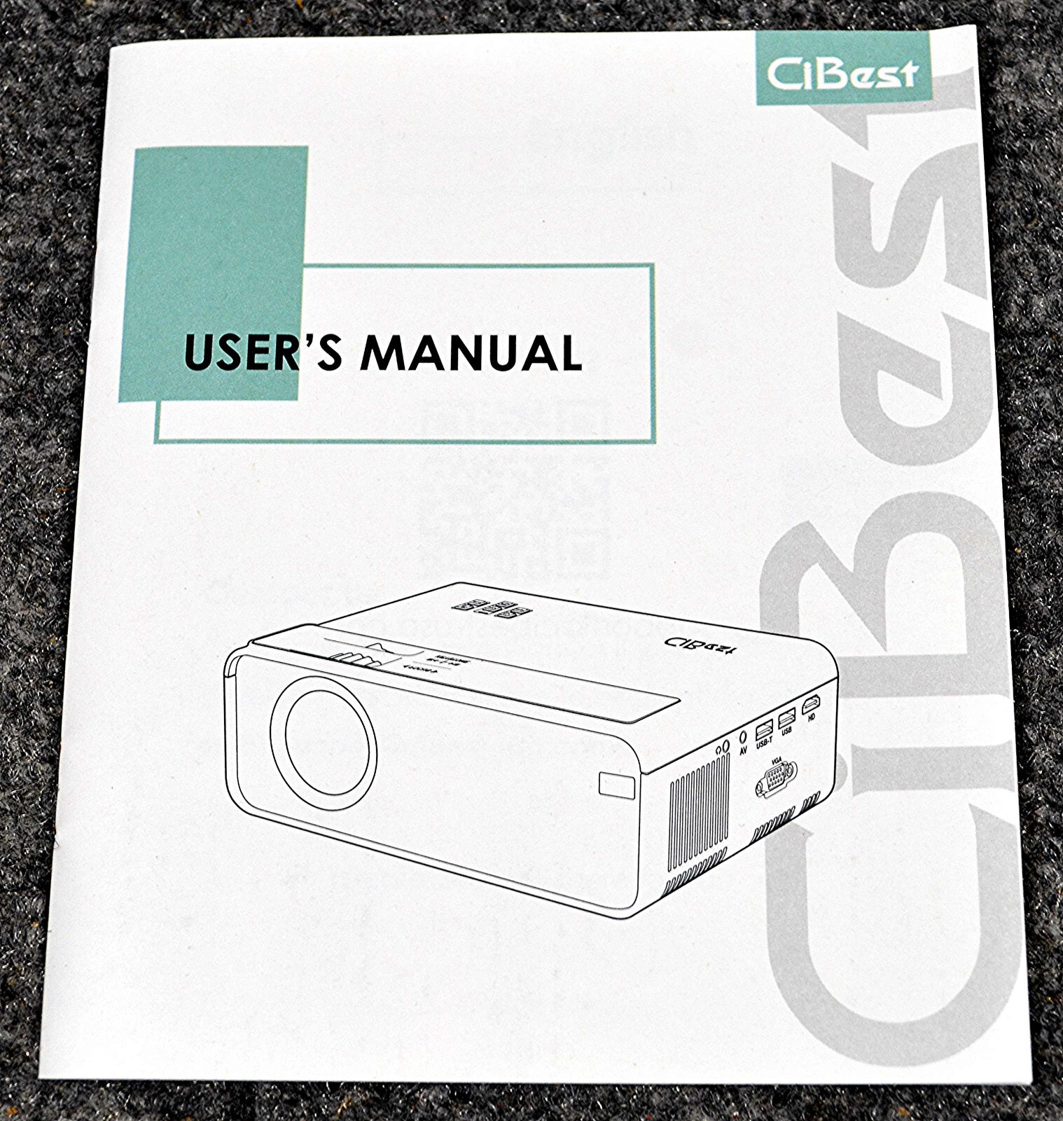 Ci Best Video Projector - LED Source - USB, HD, VGA & DVD connections