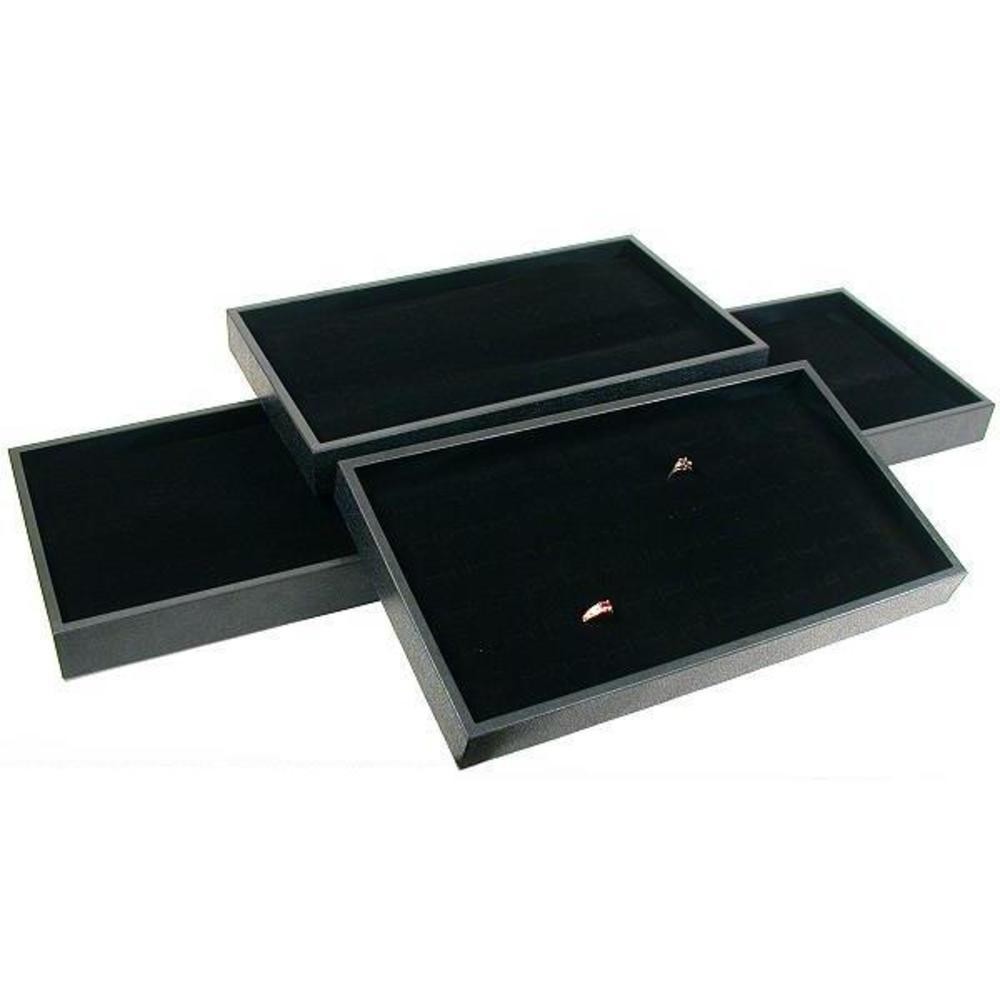 4 72 Black Ring Display Inserts & Travel Tray