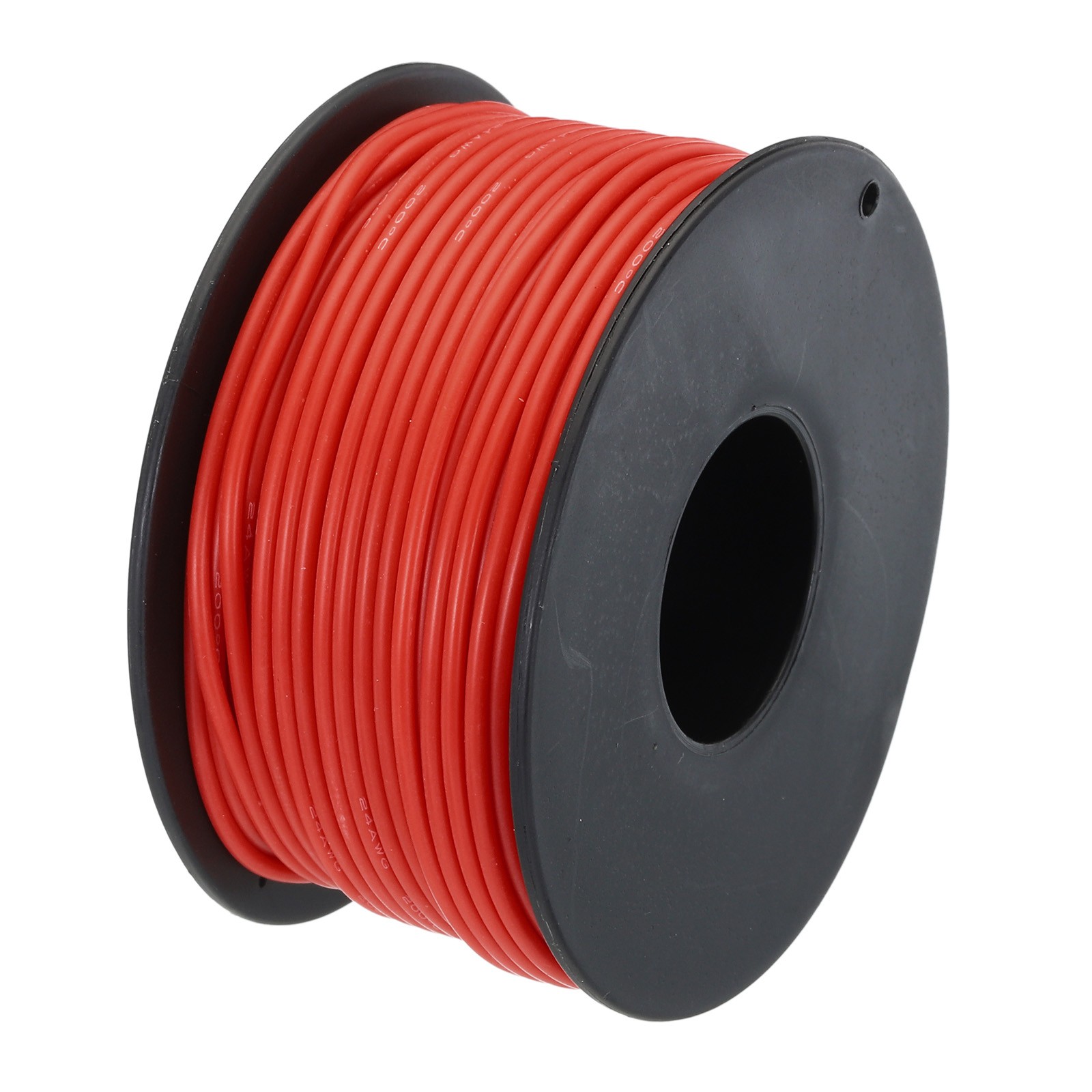 24 Gauge Silicone Wire 24AWG Electrical Wire Stranded Tinned Copper 98.4ft Red